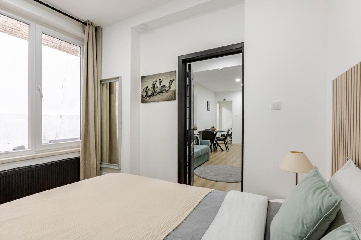 Cosy Appartement Met Tuin In Centrum Antwerpen Gratis Parking Free Parking! Extérieur photo