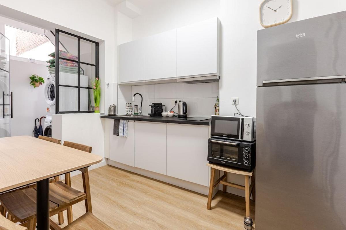 Cosy Appartement Met Tuin In Centrum Antwerpen Gratis Parking Free Parking! Extérieur photo