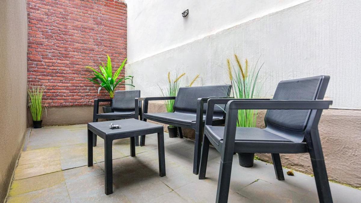 Cosy Appartement Met Tuin In Centrum Antwerpen Gratis Parking Free Parking! Extérieur photo
